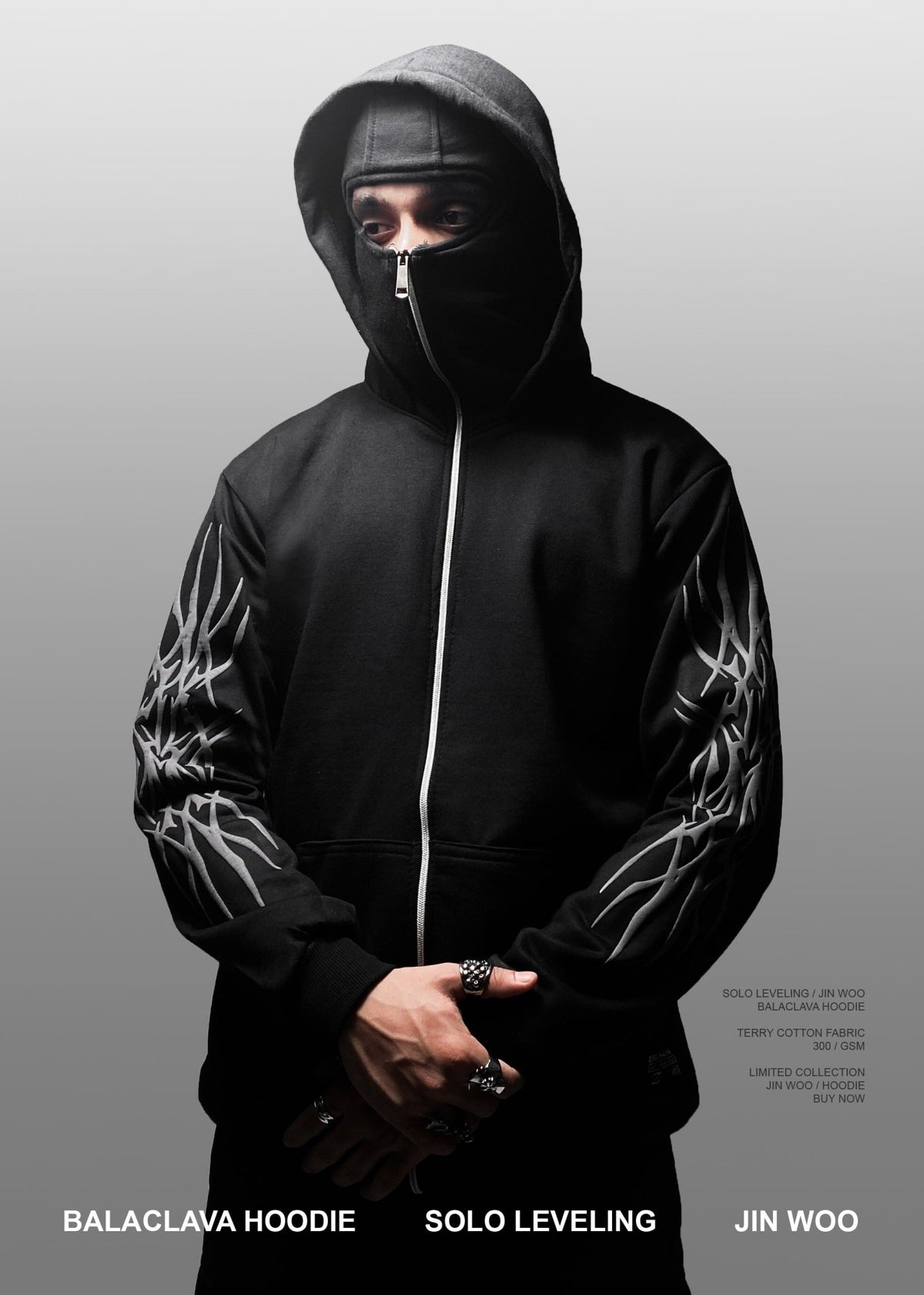 JIN WOO / BALACLAVA ZIPPER - Azukai