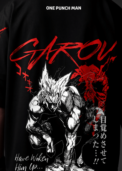 GAROU DOUBLE SLEEVEED OVERSIZED T-SHIRT - Azukai