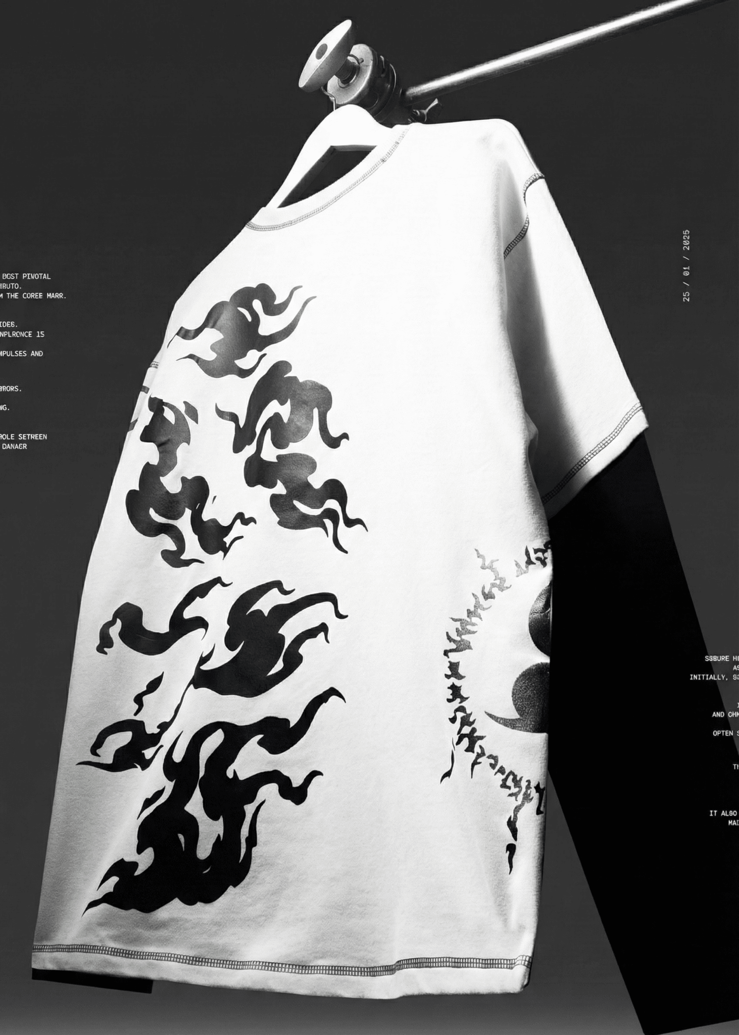 SASUKE FULL SLEEVE WHITE - Azukai