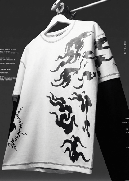 SASUKE FULL SLEEVE WHITE - Azukai