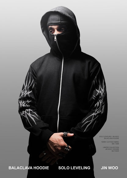 JIN WOO / BALACLAVA ZIPPER - Azukai